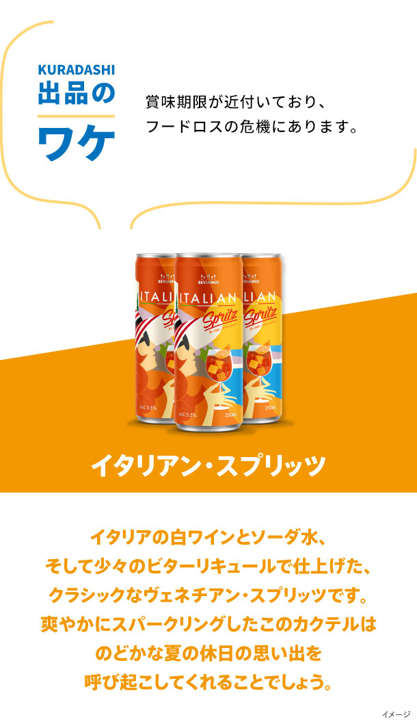 Beviamo イタリアン スプリッツ 250ml 24本 Kuradashi